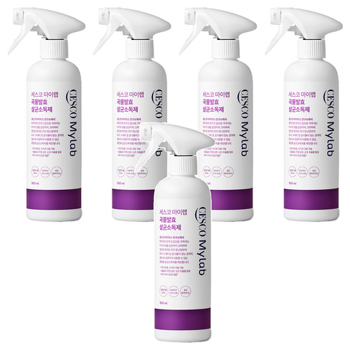 세스코마이랩 곡물발효 살균소독제, 500ml, 5개