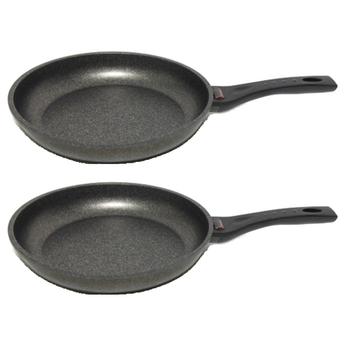 키친아트 열센서 통주물 양면마블 후라이팬, 26cm, 2개