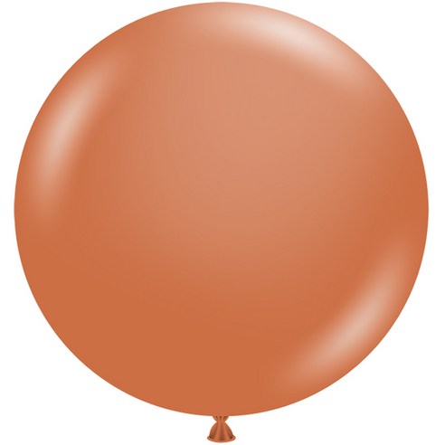 터프텍스 풍선 60cm, 번트오렌지, 6개