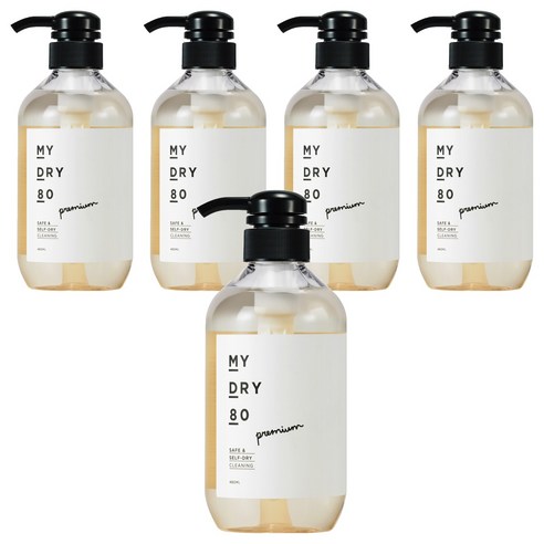 라비킷 마이드라이80 세탁세제 본품, 480ml, 5개