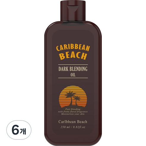 터치미 캐리비안 비치 다크 블렌딩 오일, 6개, 250ml