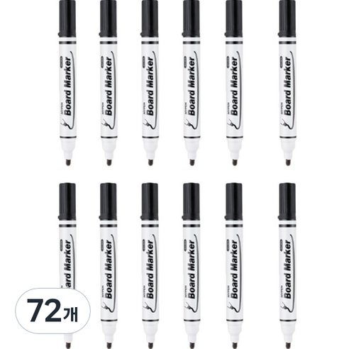 마이펜 보드마카, BLACK, 72개