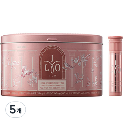 아일로 동아제약 타입1 콜라겐 비오틴 앰플 28p, 28회분, 5개