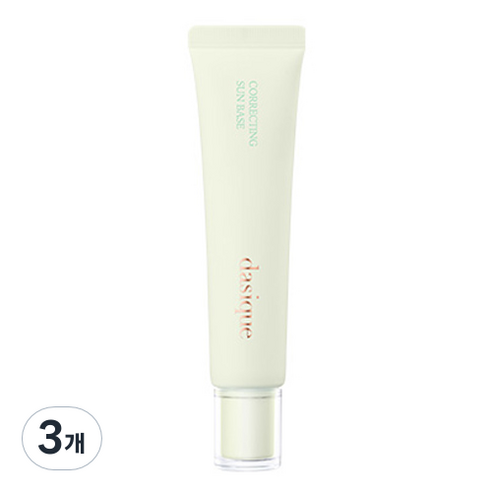 데이지크 코렉팅 선 베이스 30ml, 02 시카 그린, 3개