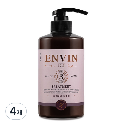 앙방 단백질 퍼퓸 헤어케어 트리트먼트 메리미달링, 500ml, 4개