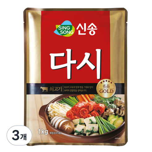 신송 다시, 1kg, 3개