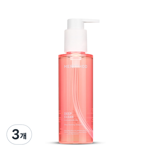 메리쏘드 딥클린 클렌징오일, 3개, 150ml