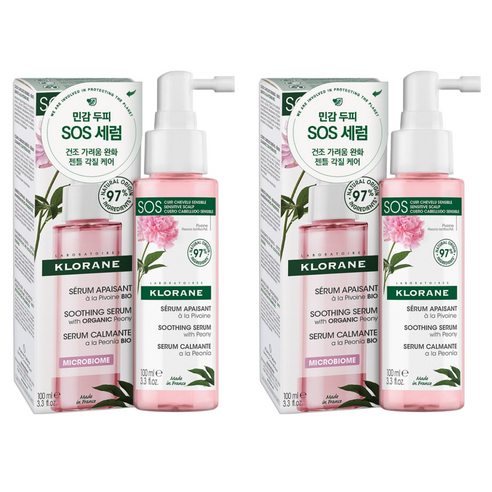 클로란 피오니 두피 진정 SOS 세럼, 100ml, 2개
