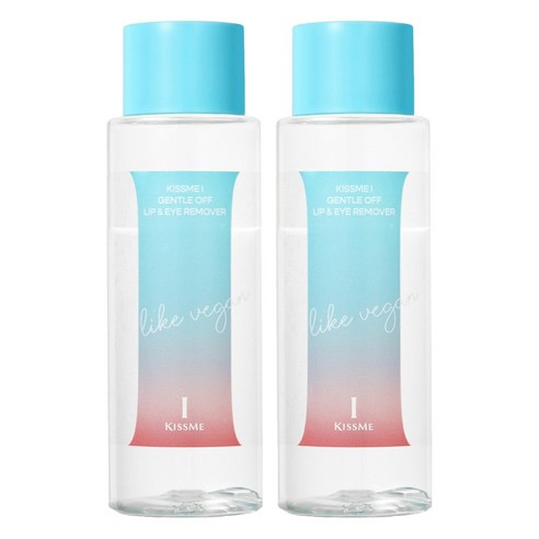 키스미아이 젠틀 오프 립앤아이 리무버, 120ml, 2개
