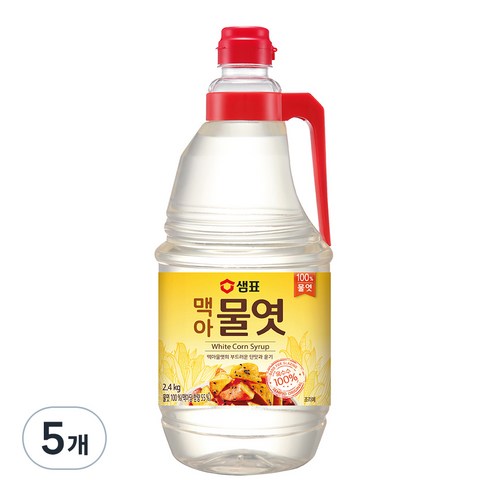 샘표 물엿, 2.4kg, 5개