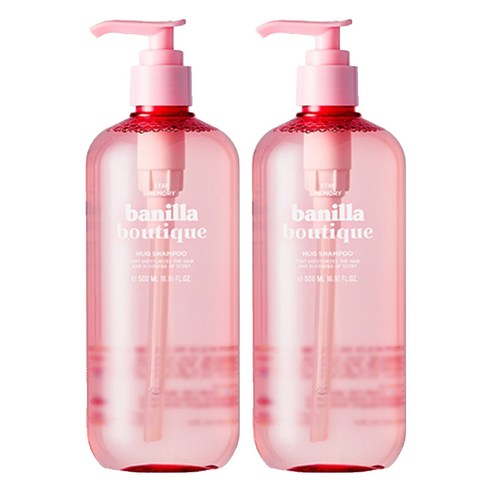 바닐라부티크 허그 퍼퓸 샴푸 허그향, 500ml, 2개