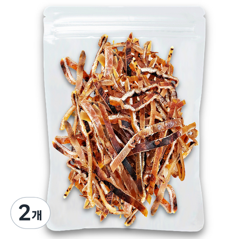 바다모아 철판 통통오징어 미니 꽃징어, 100g, 2개