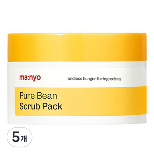 마녀공장 퓨어 돌콩 스크럽 팩, 100g, 5개