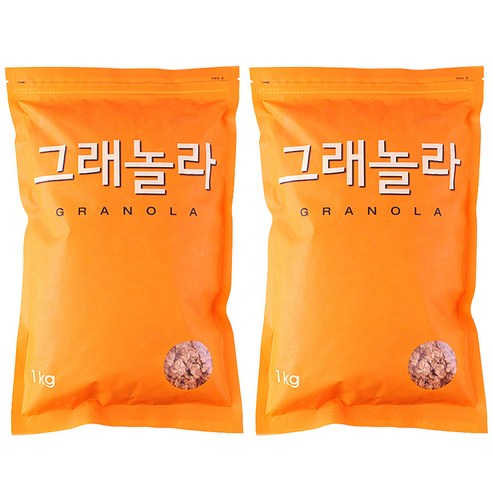 그래놀라, 1kg, 2개