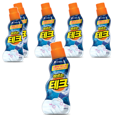 테크 바르는 섬유 얼룩제거제, 220ml, 6개