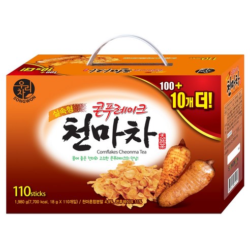 우리차 콘푸레이크 천마차, 18g, 110개
