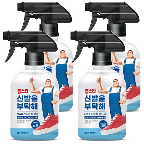 홈스타 신발을 부탁해 탈취제, 500ml, 4개