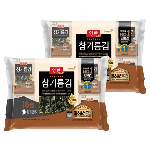 양반 참기름김, 4g, 32개