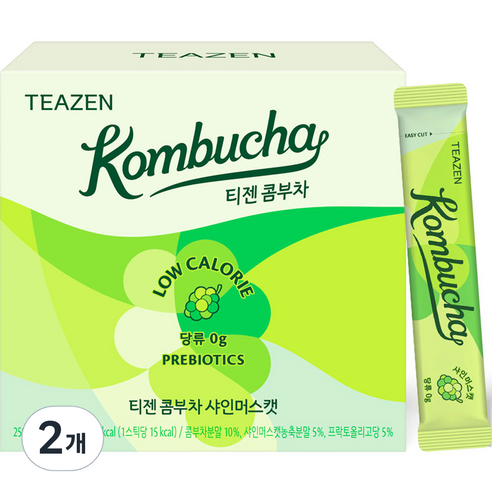 더위 날씨에 톡 쏘는 시원함! 티젠 콤부차 샤인머스캣을 맛보셨나요?