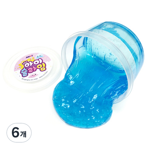 아모스 아이슬라임 300g, 6개, 스카이블루