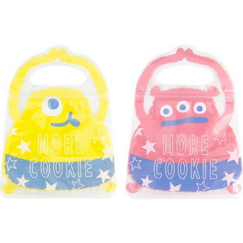 인디케이 몬스터 친구들 손잡이 비닐백 혼합 40P
