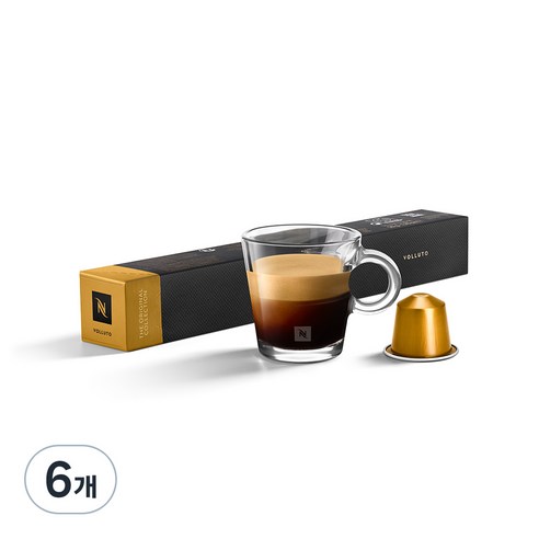 네스프레소 볼루토 캡슐커피, 4.5g, 10개입, 6개