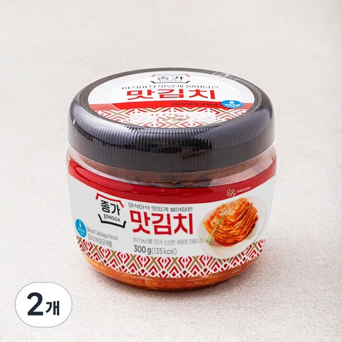 대상 종가 맛김치 PET, 300g, 2개