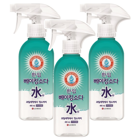 한입 베이킹소다수 주방세제, 3개, 400ml