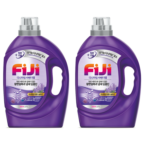 피지 디나자임 딥클린 라벤더 액상세제 본품, 2개, 2.7L