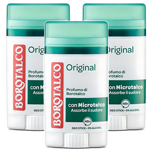 보로탈코 오리지널 스틱 데오드란트, 3개, 40ml
