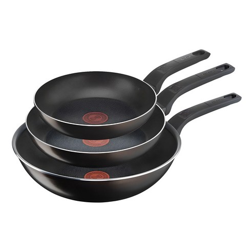 테팔 티타늄 액티쿡 프라이팬 세트 3개, 블랙커피, 프라이팬 20cm + 24cm + 볶음팬 28cm, 1세트