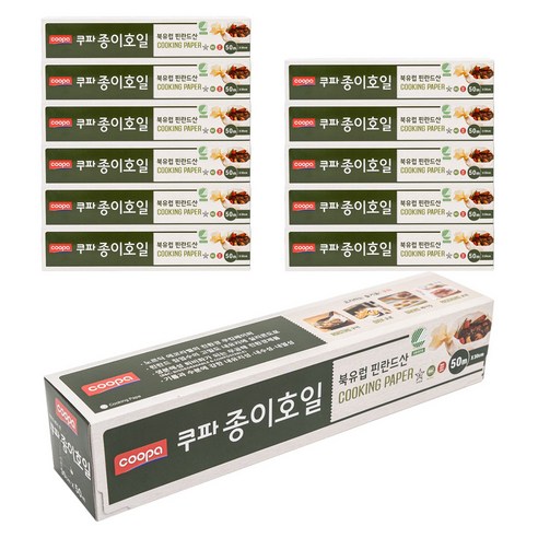 쿠파 종이호일 30cm x 50m, 1개입, 12개
