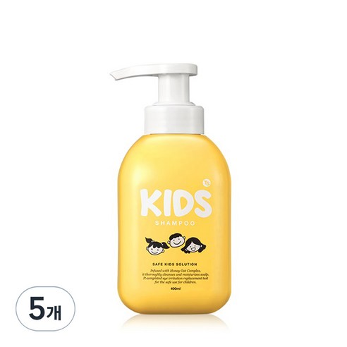 TS 키즈 샴푸 애플향, 400ml, 5개