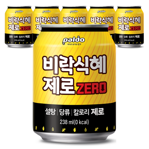 팔도 비락식혜 제로, 238ml, 24개