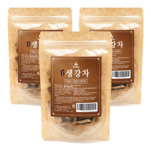 티랑 생강차, 50g, 1개입, 3개