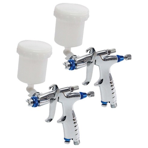 블루텍 에어스프레이건 세트 0.8mm MINI6 SET C4010591, 2세트