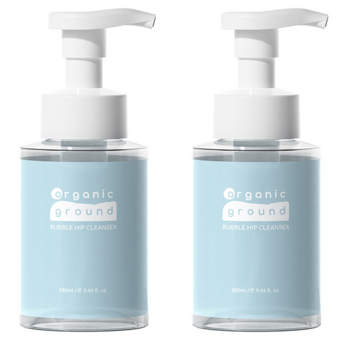 오가닉그라운드 버블 힙 클렌저, 280ml, 2개