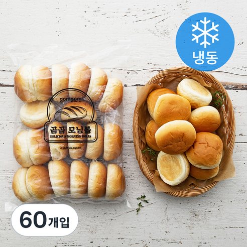 곰곰 모닝롤 (냉동), 26g, 60개입
