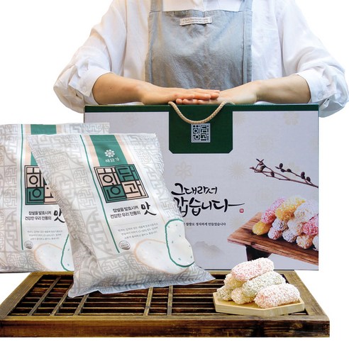해담한과 찹쌀혼합유과 선물세트, 1kg, 1세트