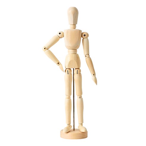 스토리빙 원목 구관 목각인형, 1개