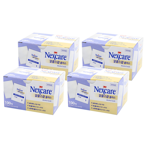 넥스케어 알콜스왑 플러스, 100개입, 4개