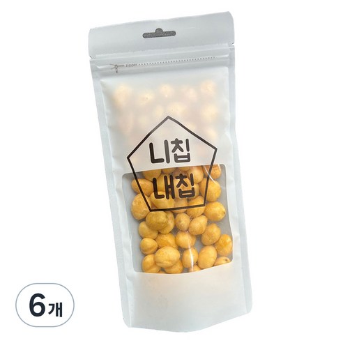 니칩내칩 은행튀김, 80g, 6개