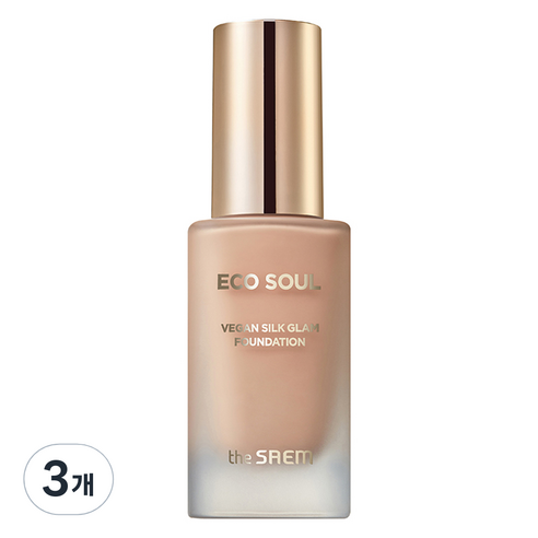 더샘 에코 소울 비건 실크 글램 파운데이션 30ml, 3개, 23 내추럴 베이지