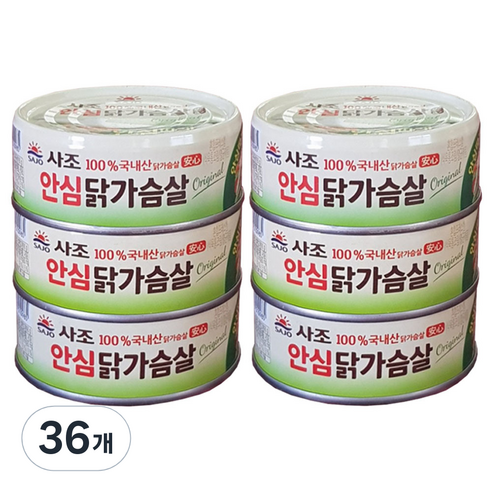 사조 안심 닭가슴살, 90g, 36개
