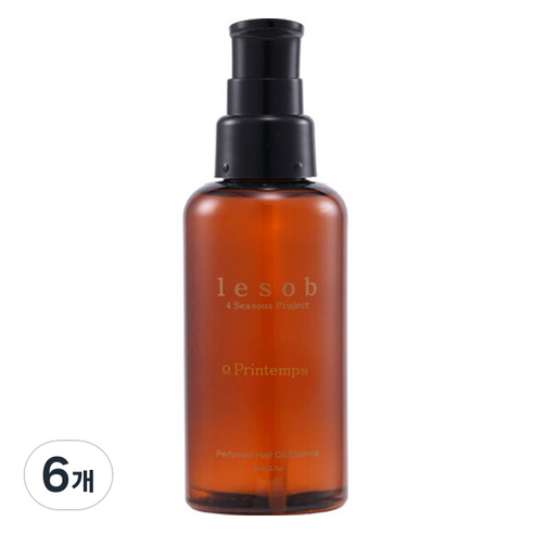 르솝 퍼퓸 헤어 오일 에센스 봄, 6개, 80ml