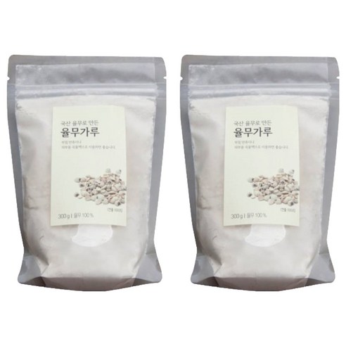 청오건강 율무 가루, 300g, 2개