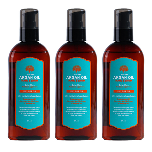 샤샤 아르간 오일 헤어세럼, 200ml, 3개