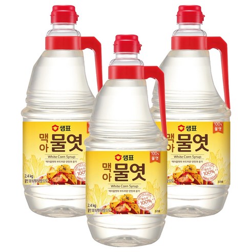 샘표 맥아 물엿, 2.4kg, 3개