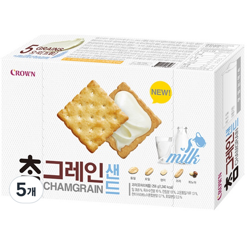 크라운 참 그레인 샌드, 256g, 5개
