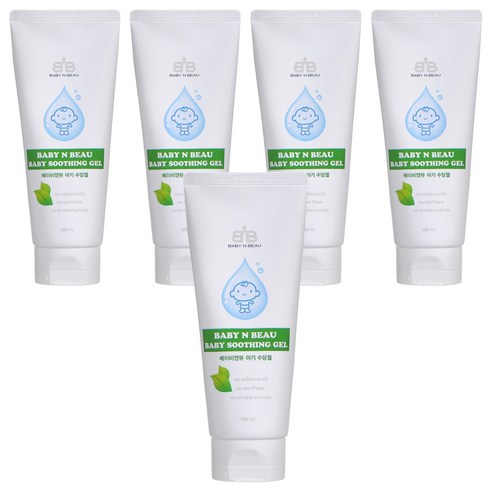 뷰앤뷰 아기 수딩젤, 180ml, 5개